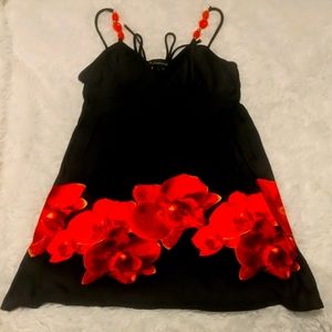 Summer top..with beaded straps